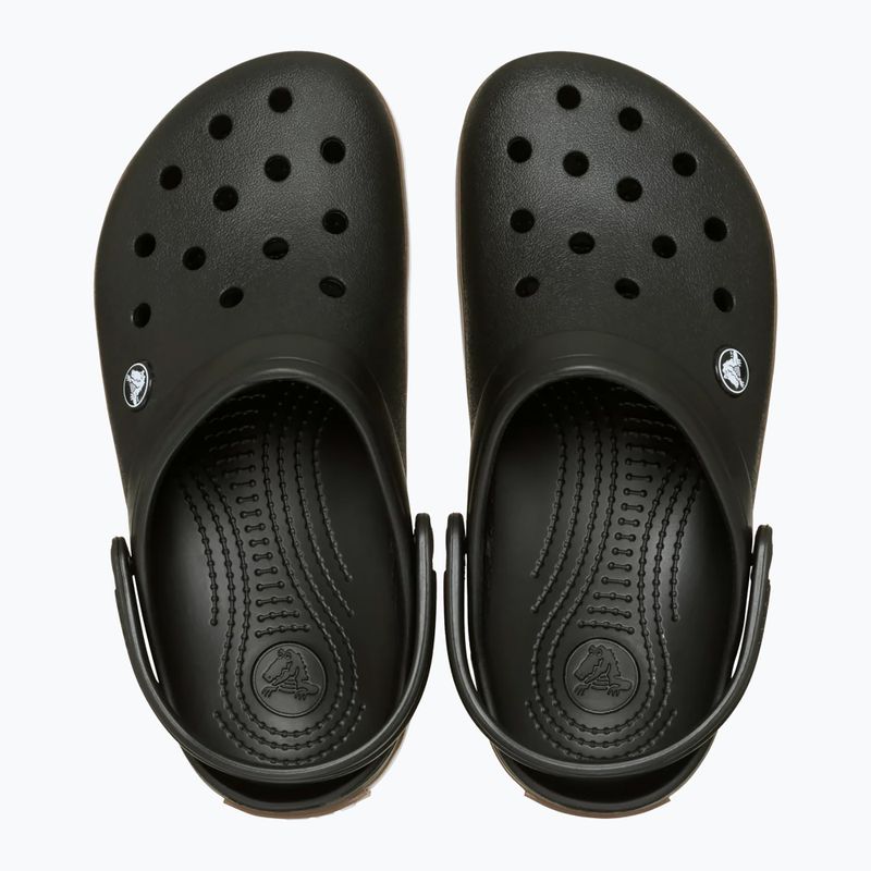 Klapki dziecięce Crocs Crocband Gum black 13