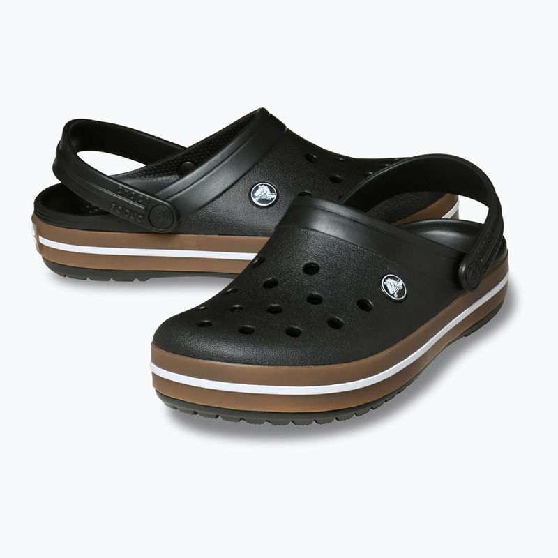 Klapki dziecięce Crocs Crocband Gum black 14