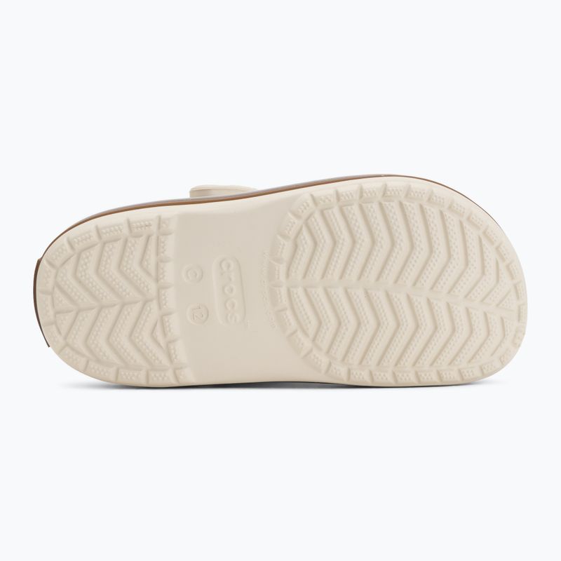 Klapki dziecięce Crocs Crocband Gum summit white 5