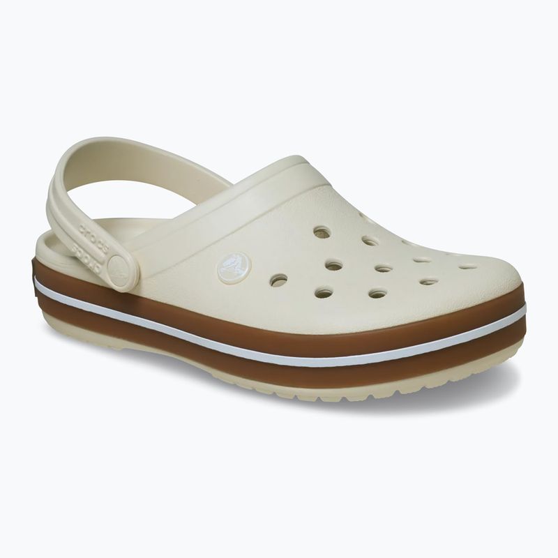 Klapki dziecięce Crocs Crocband Gum summit white 9