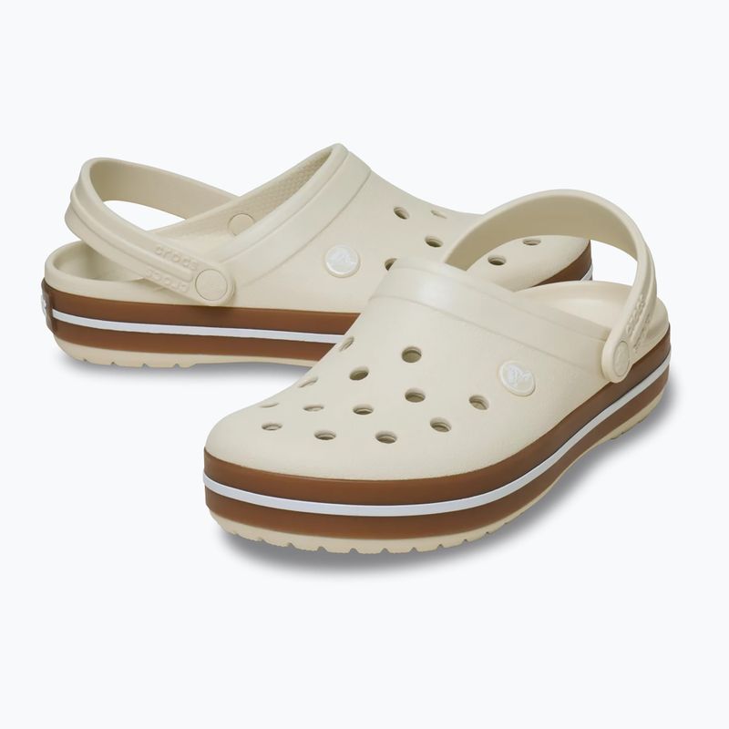 Klapki dziecięce Crocs Crocband Gum summit white 14