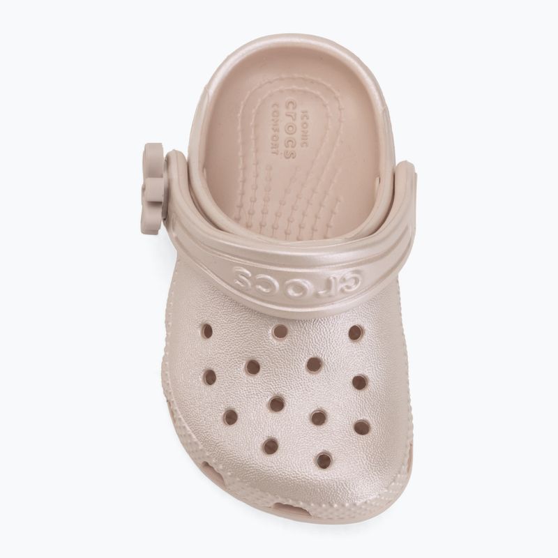 Klapki dziecięce Crocs Classic Pearl Shine 212815 quartz 6