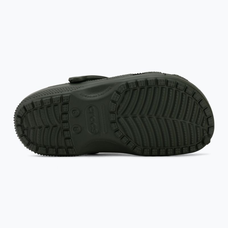Klapki Crocs Classic army green 5