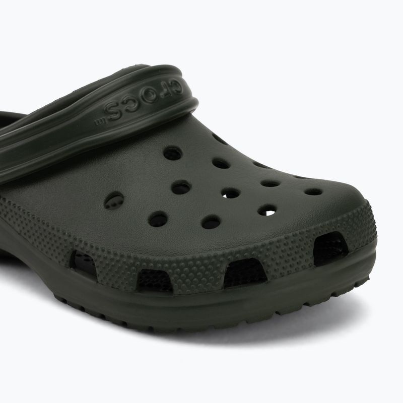 Klapki Crocs Classic army green 8