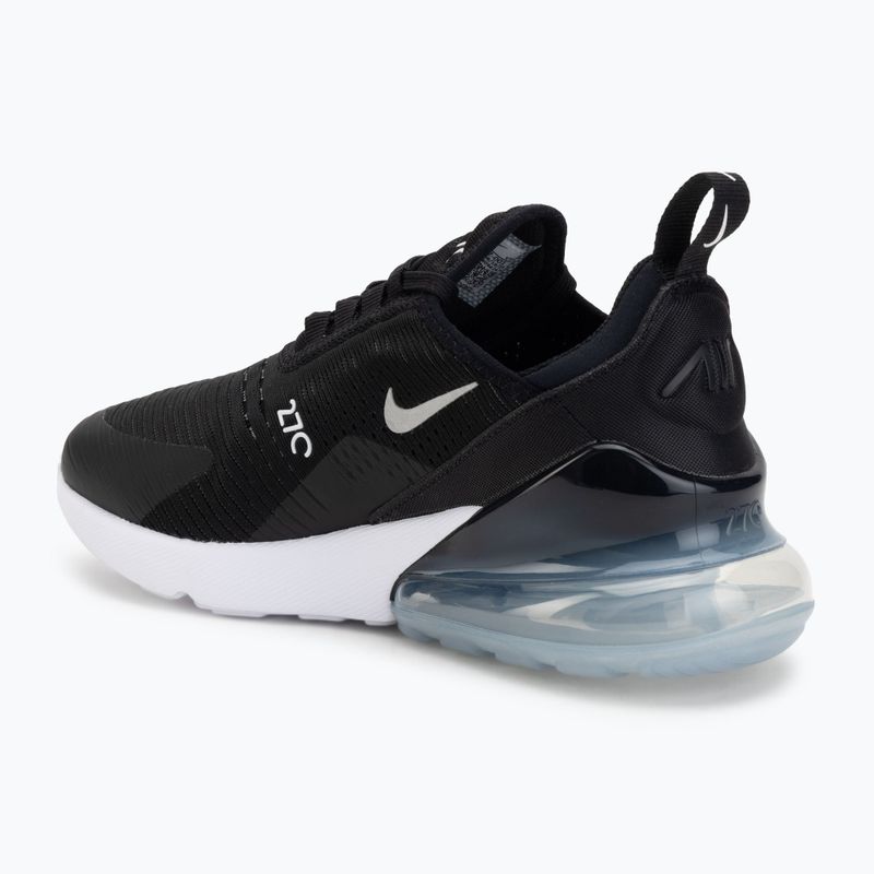 Buty damskie Nike Air Max 270 black/white/metallic silver 3