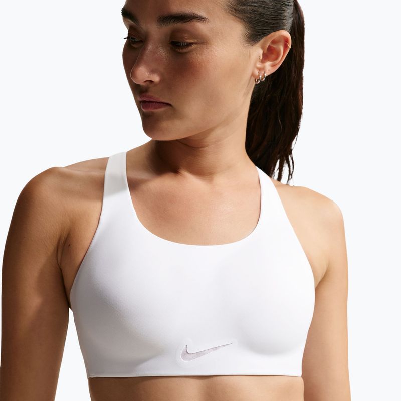 Biustonosz treningowy Nike Rival Ultrahigh Support white 2