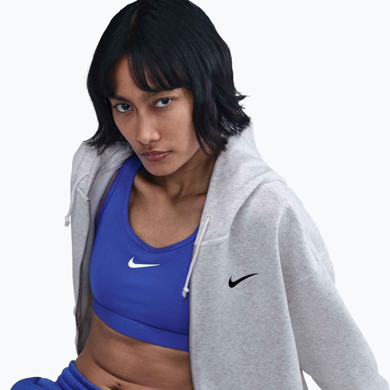 Bluza damska Nike Sportswear Phoenix Fleece birch heather/black 5