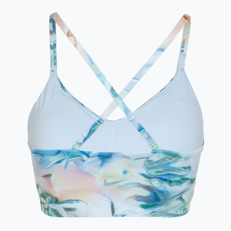 Biustonosz treningowy Nike Indy Artist Collection Light-Support blue tint 7