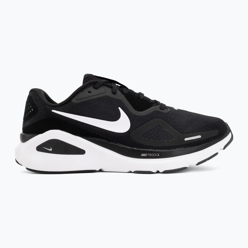 Buty do biegania męskie Nike Structure 26 Wide black/wolf grey/metallic silver/white 2