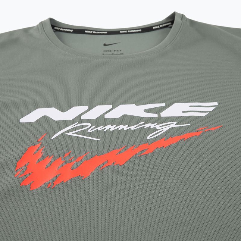 Koszulka do biegania męska Nike Miler Dri-Fit UV smoke grey 8