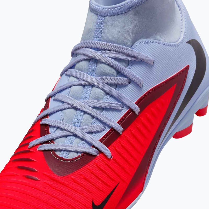 Buty piłkarskie męskie Nike Phantom 6 High Club FG/MG royal tint/bright crimson 9