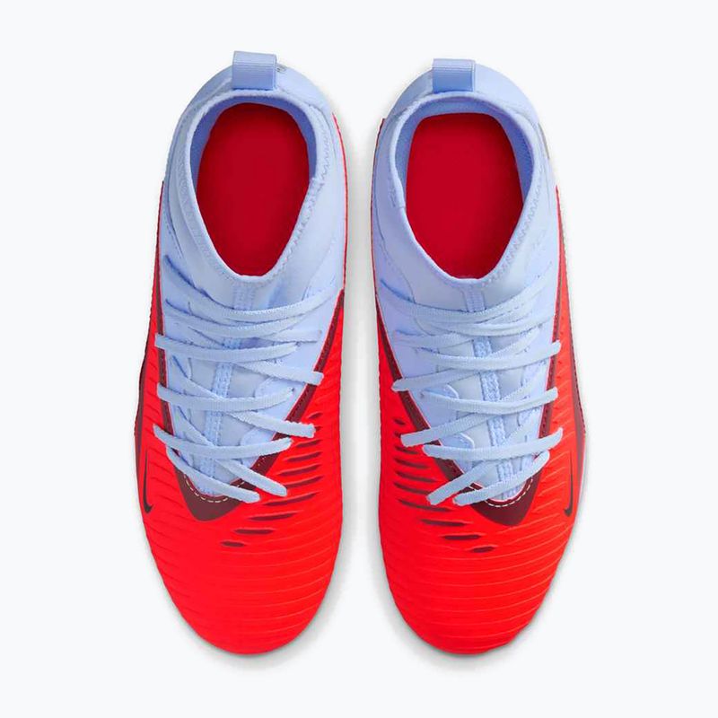 Buty piłkarskie dziecięce Nike Phantom 6 High Club FG/MG royal tint/bright crimson 11