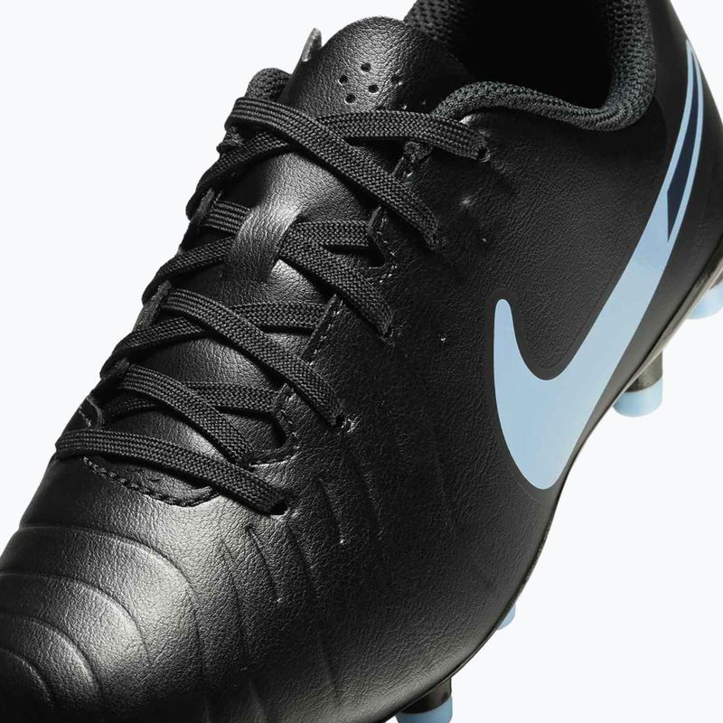 Buty piłkarskie dziecięce Nike Tiempo Legend 10 Club FG/MG black/black 8