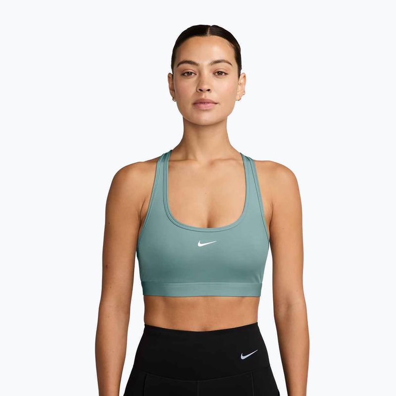 Biustonosz treningowy Nike Swoosh Light Support cannon/white