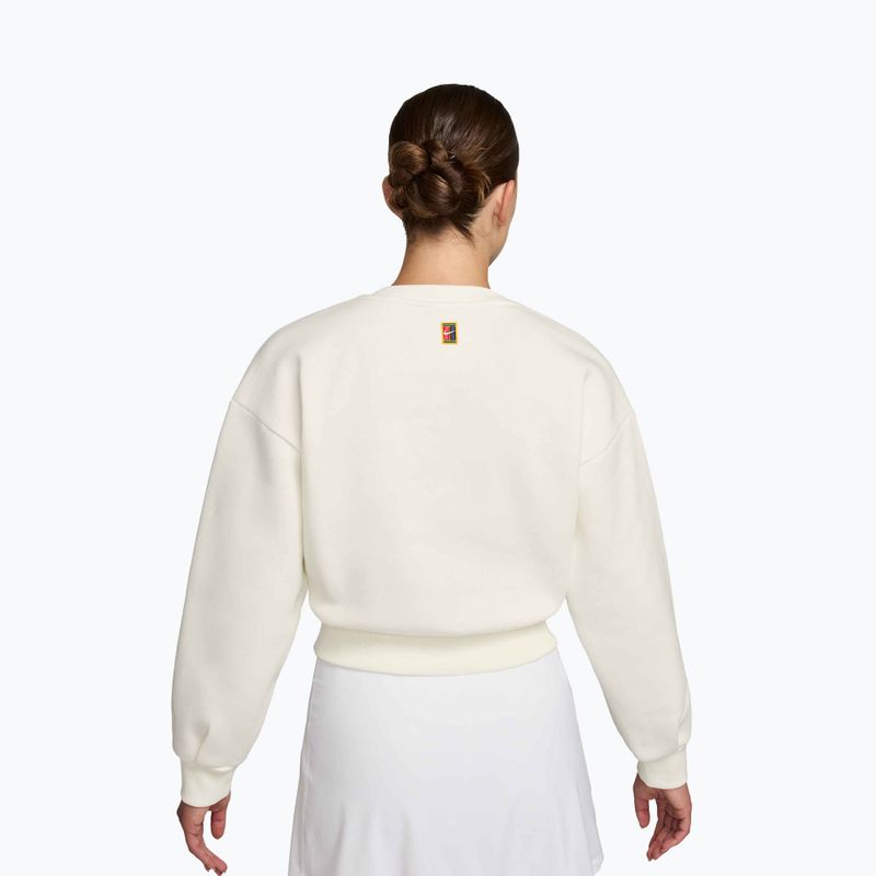 Bluza damska Nike Court Collection French Terry Crew Neck sail/midnight navy 2