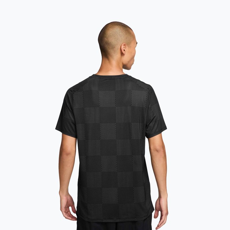 Koszulka tenisowa męska Nike Court Dri-Fit Advantage Print black/white 2