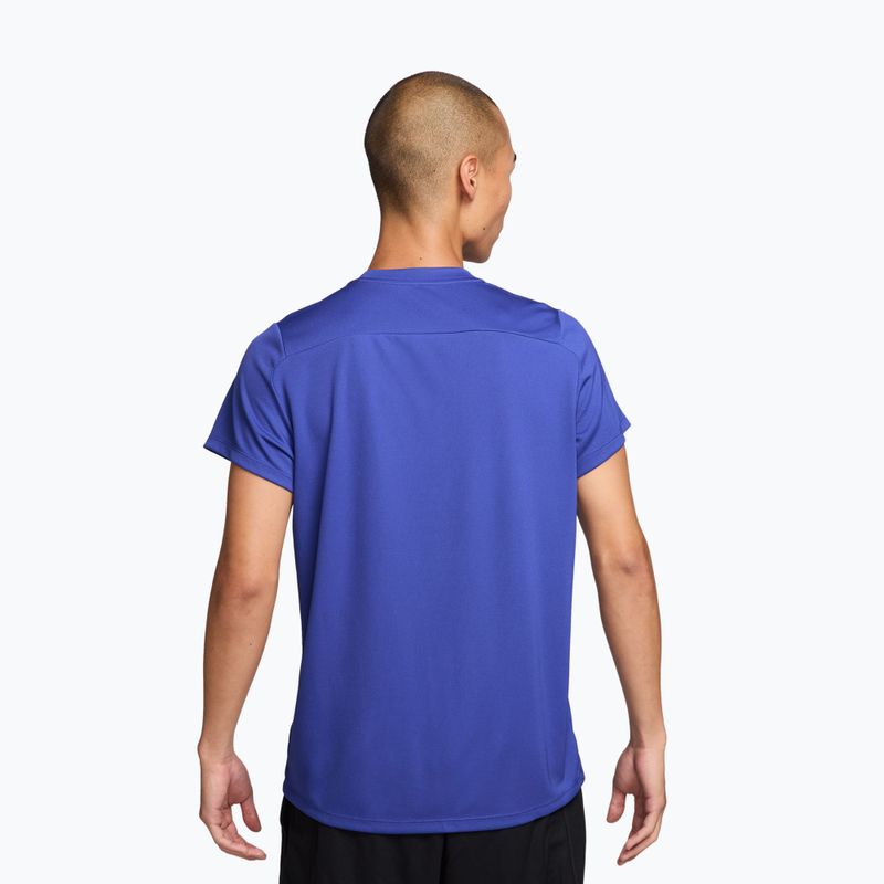 Koszulka tenisowa męska Nike Court Dri-Fit Victory lapis/white 2