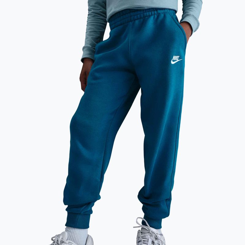 Spodnie dziecięce Nike Sportswear Club Fleece green abyss/white 5