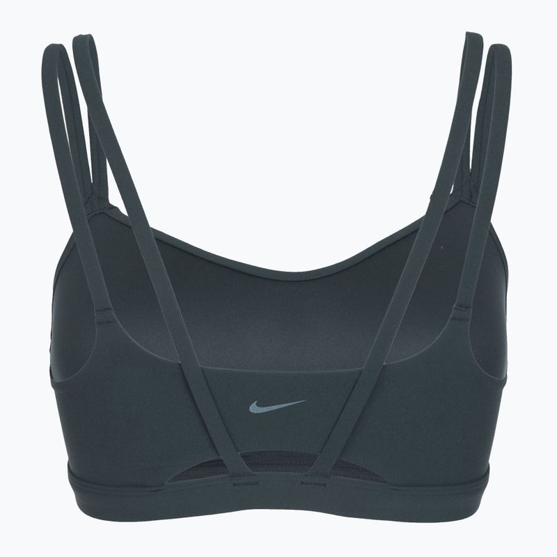 Biustonosz treningowy Nike Zenvy Strappy seaweed/white 7