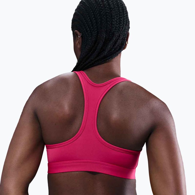 Biustonosz treningowy Nike Swoosh Light Support rush pink/white 3