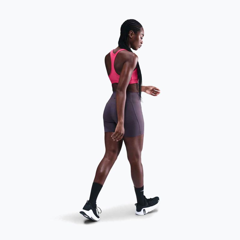 Biustonosz treningowy Nike Swoosh Light Support rush pink/white 4