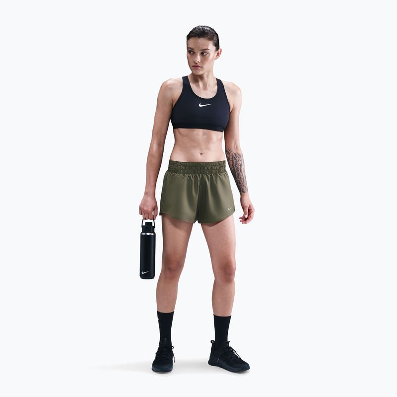 Spodenki damskie Nike One Dri-Fit 3" medium olive 2