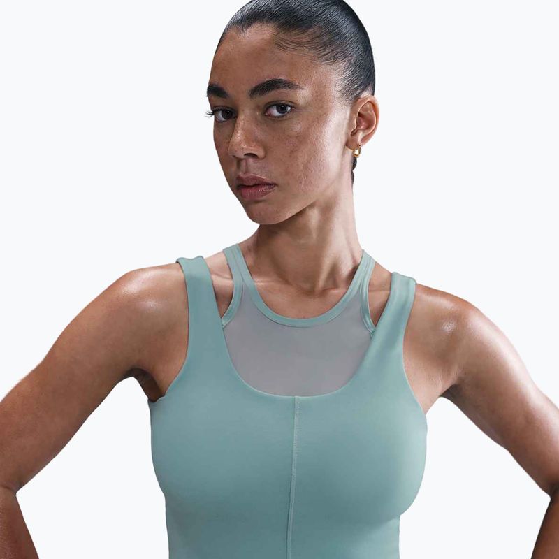 Top treningowy damski Nike One Fitted Dri-Fit Cropped Tank cannon/bicoastal 4