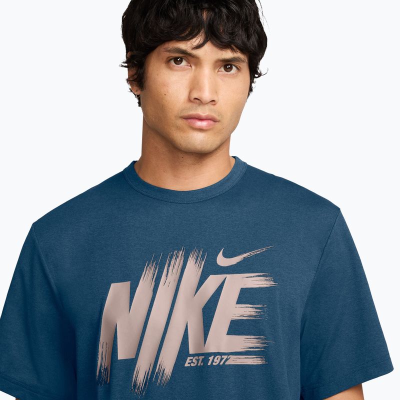 Koszulka męska Nike Hyverse Dri-Fit UV Top blue force/still red 3