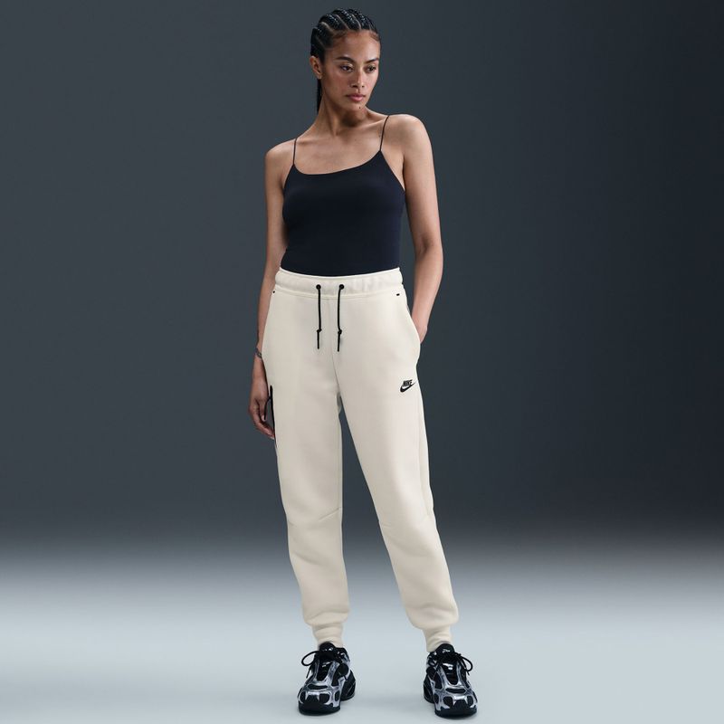Spodnie damskie Nike Sportswear Tech Fleece Mid-Rise sail/black 7