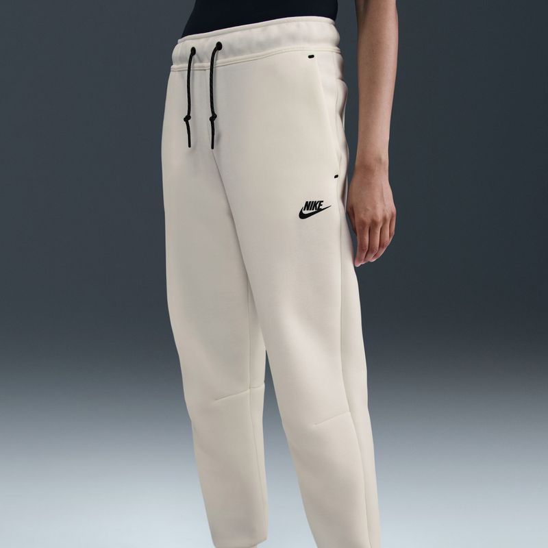 Spodnie damskie Nike Sportswear Tech Fleece Mid-Rise sail/black 9