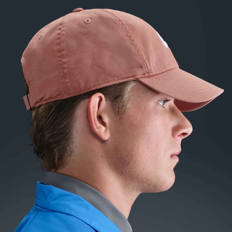 Czapka z daszkiem Nike Club Unstructured Futura Wash rose gold/white 10
