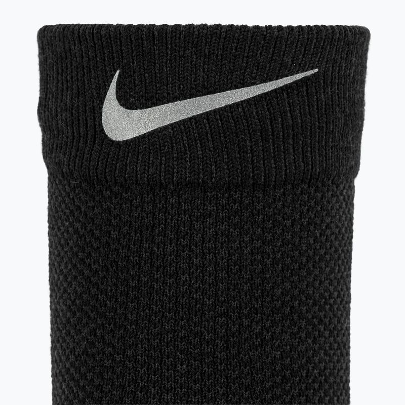 Skarpety Nike Running Lightweight Wool Crew black/dark smoke grey 3