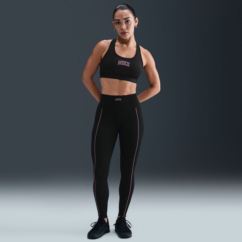 Biustonosz treningowy Nike Swoosh Medium Support black 7