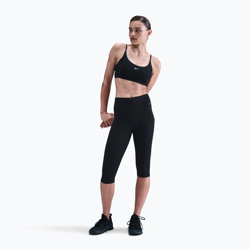 Biustonosz treningowy Nike One Light-Support black/white 2