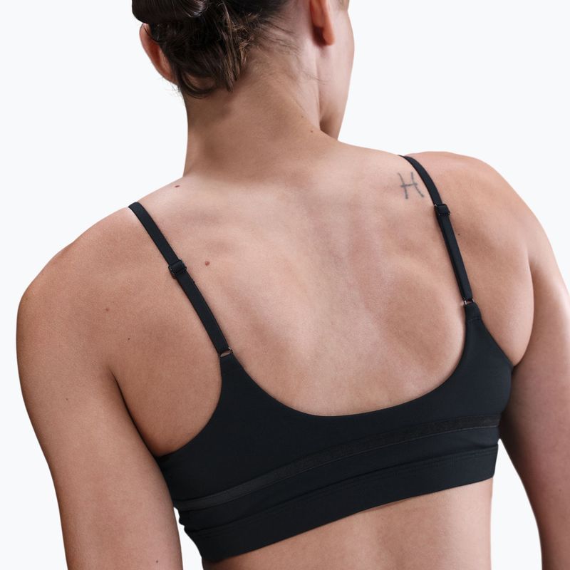 Biustonosz treningowy Nike One Light-Support black/white 4