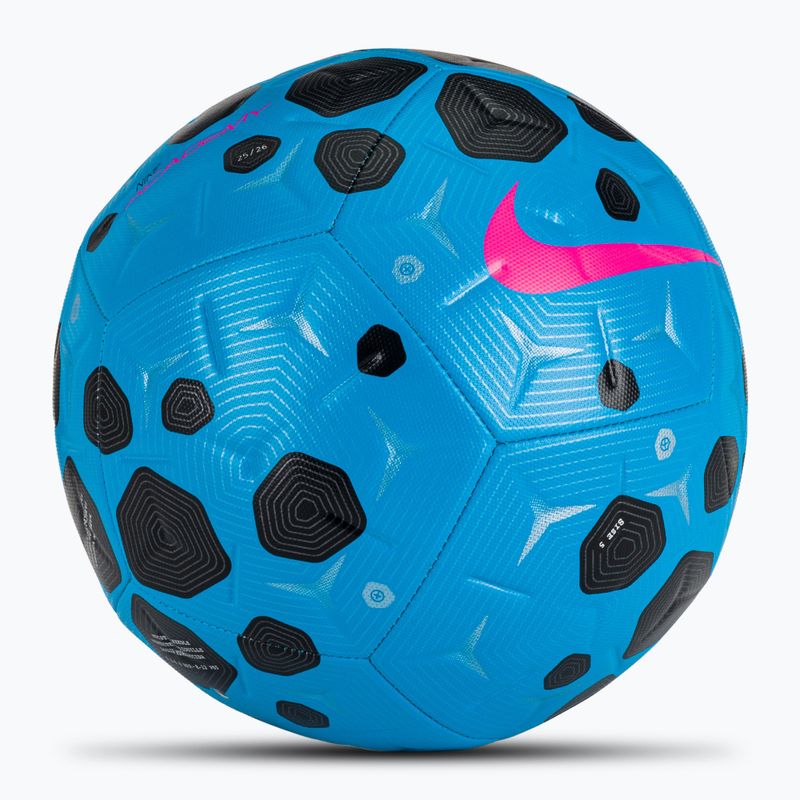 Piłka do piłki nożnej Nike Academy blue glow/black/pink blast rozmiar 5 2