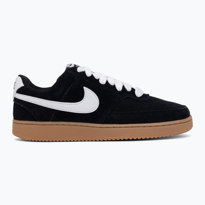 Buty męskie Nike Court Vision Low FL black/gum med brown/white 2