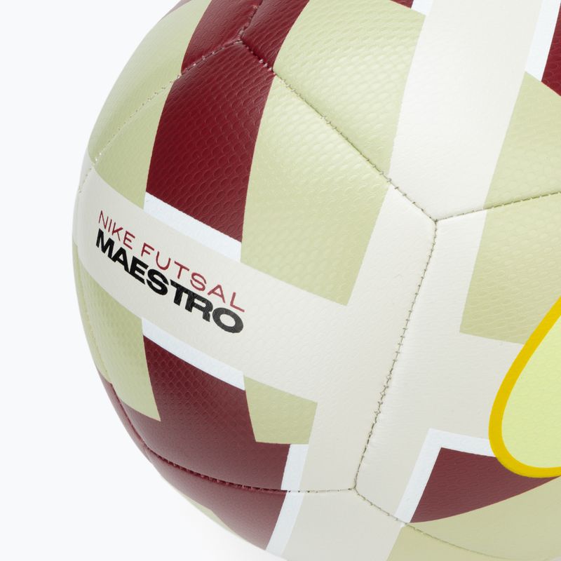 Piłka do piłki nożnej Nike Maestro olive aura/team red/chalk/light liquid lime rozmiar 4 3