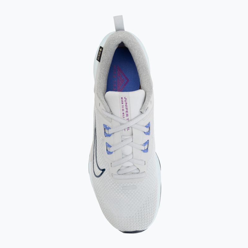 Buty do biegania męskie Nike Juniper Trail 2 GORE-TEX grey fog/sapphire/midnight navy 5