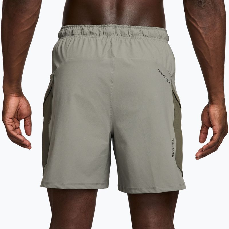 Spodenki męskie Nike Pro Training Dri-Fit 6" light army/medium olive/light liquid lime 2