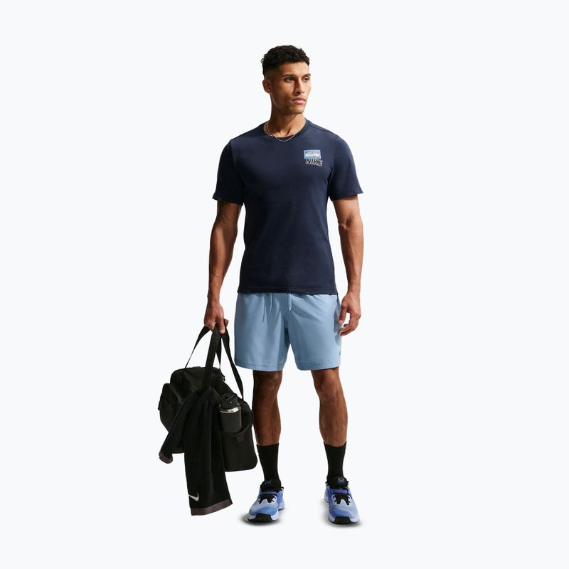 Spodenki do biegania męskie Nike Form Dri-FIT 7" Unlined Versatile work blue/black 3