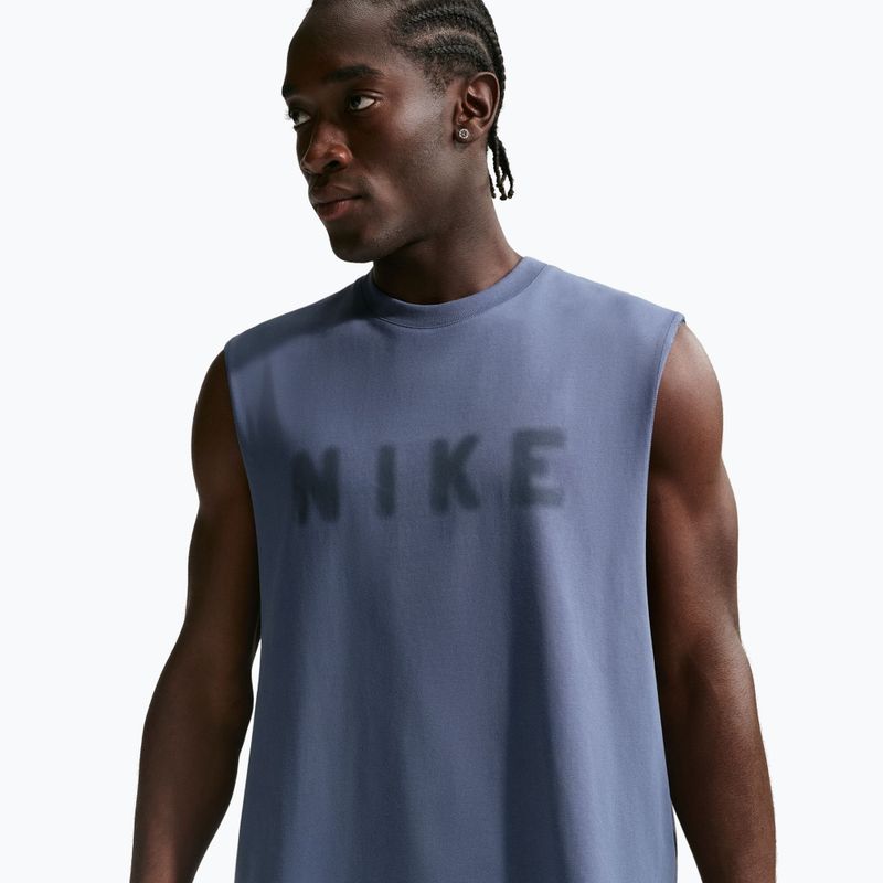 Koszulka treningowa męska Nike Athletic Club Dri-Fit diffused blue/diffused blue 4