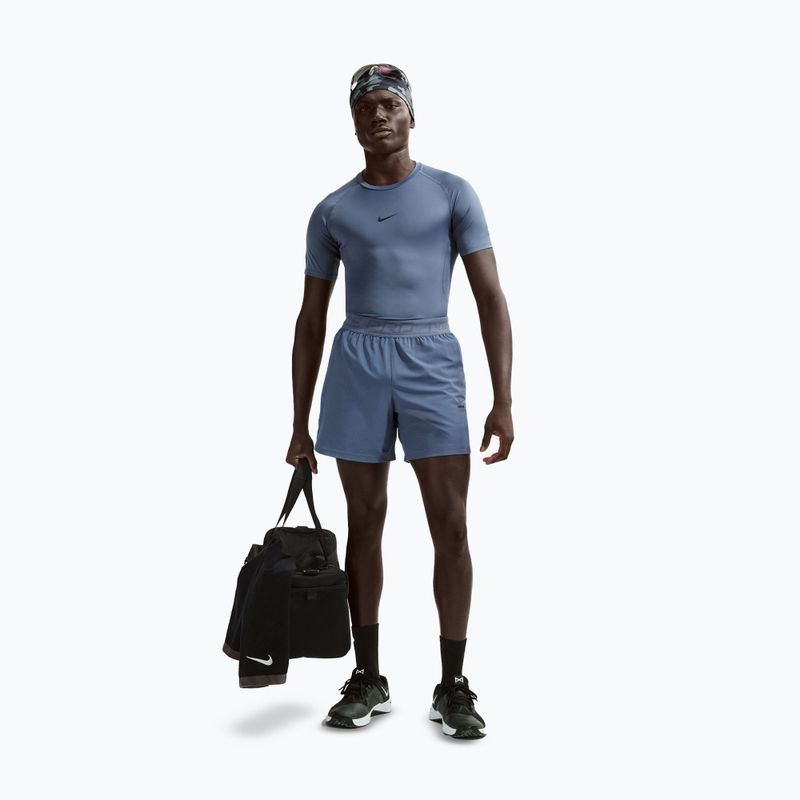 Spodenki męskie Nike Pro Training Dri-Fit 6" diffused blue/black 2