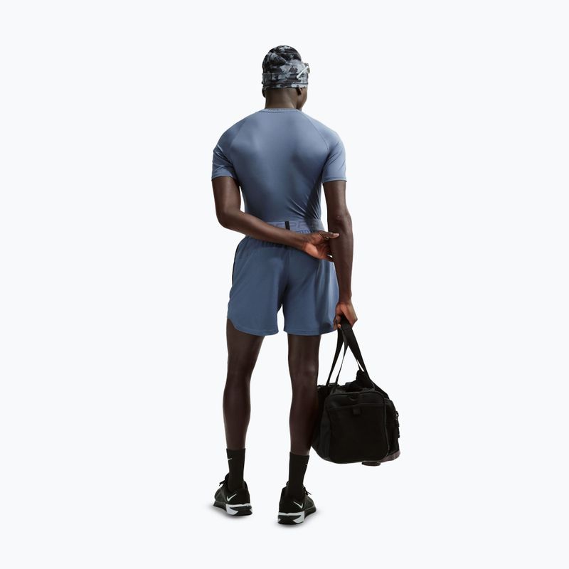Spodenki męskie Nike Pro Training Dri-Fit 6" diffused blue/black 3