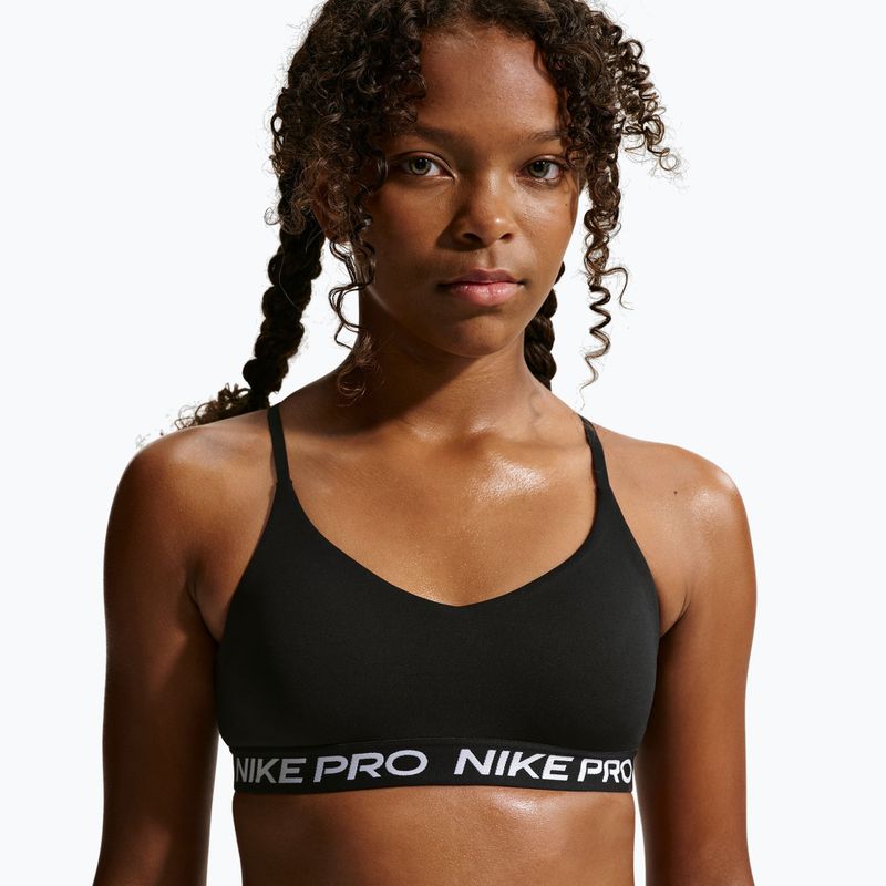 Biustonosz dziewczęcy Nike Pro Indy black 4