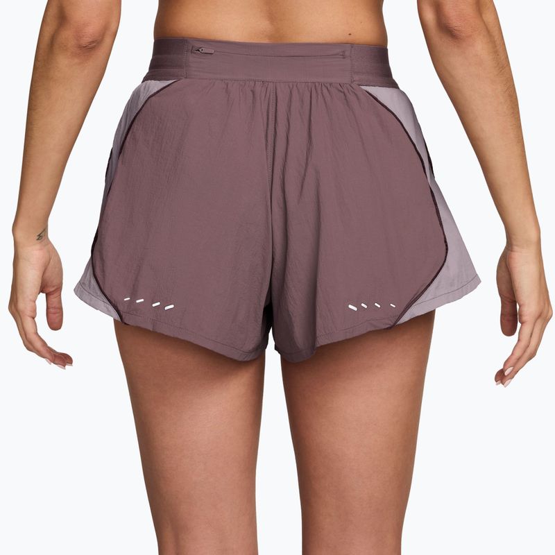 Spodenki damskie Nike Swift UV Repel High-Waisted tattoo/light violet ore 2