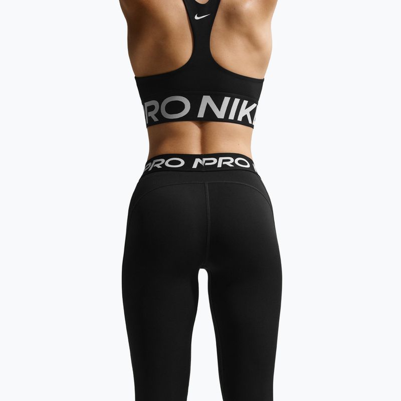 Legginsy damskie Nike Pro Mid-Rise Full black/white 4