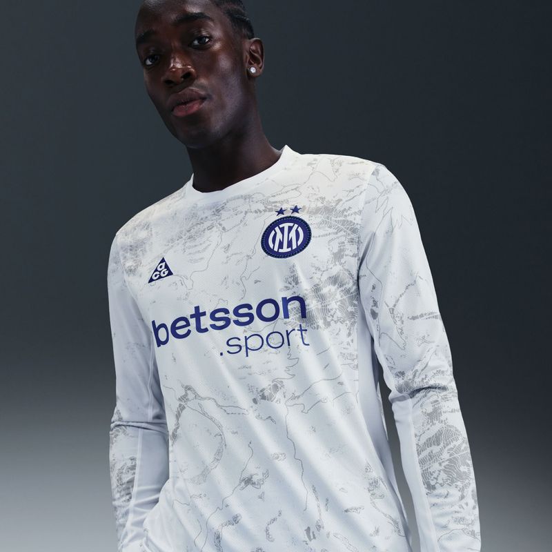 Longsleeve piłkarski męski Nike Inter Milan Stadium SE white/white/hyper blue 10