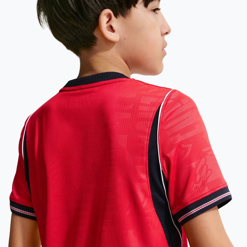 Koszulka piłkarska dziecięca Nike Anglia 2026 Stadium Away speed red/obsidian/white/obsidian 10