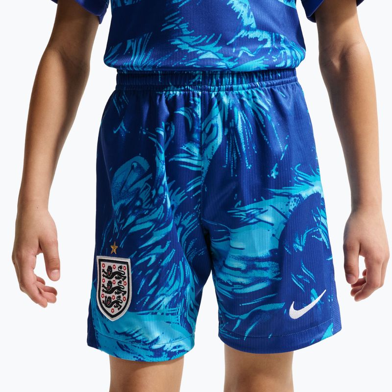Spodenki piłkarskie dziecięce Nike England 2026/27 Stadium Goalkeeper astronomy blue/black/white 4